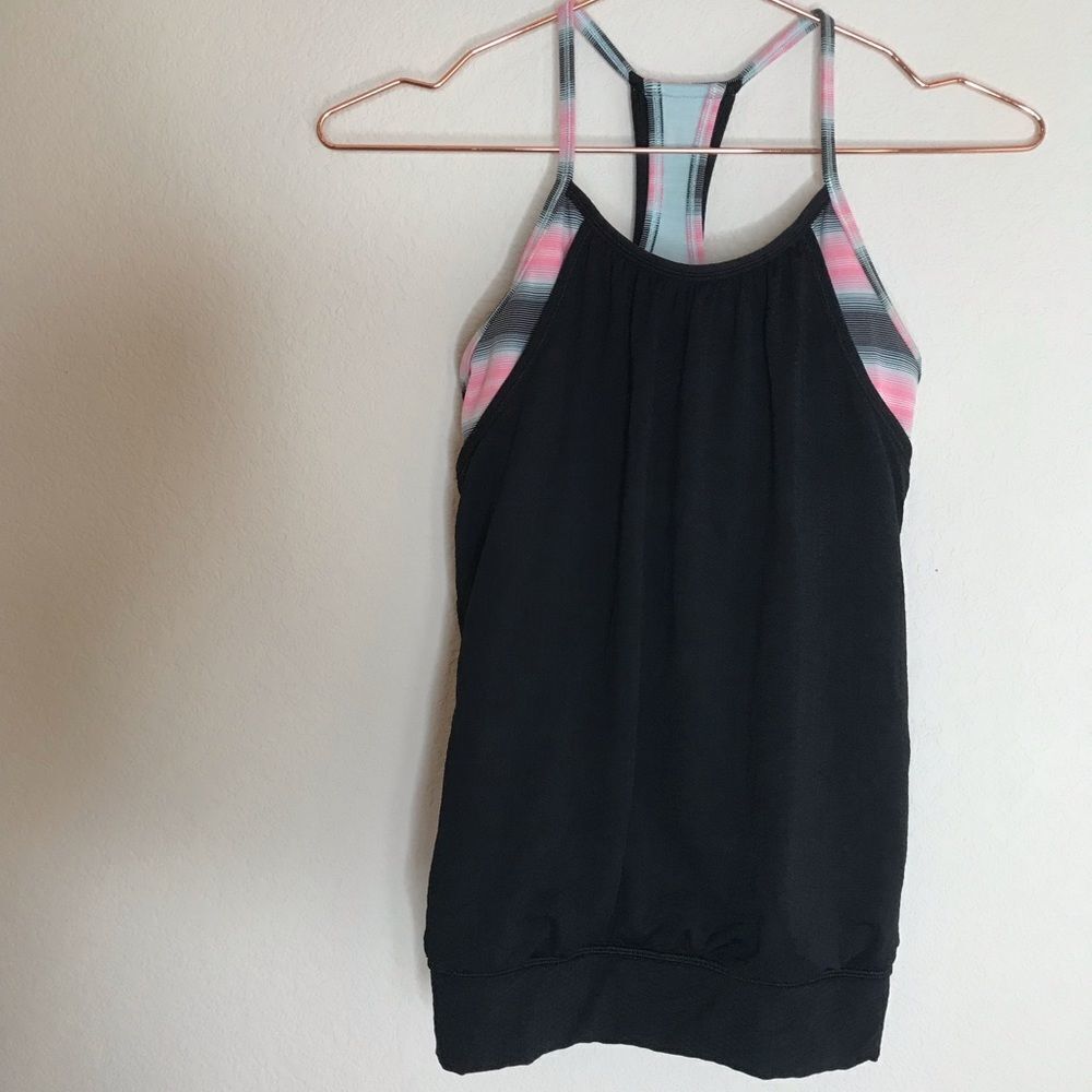 Ivivva black racer back tank‎